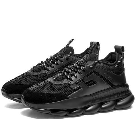 versace chain reaction boots black|versace chain reaction price.